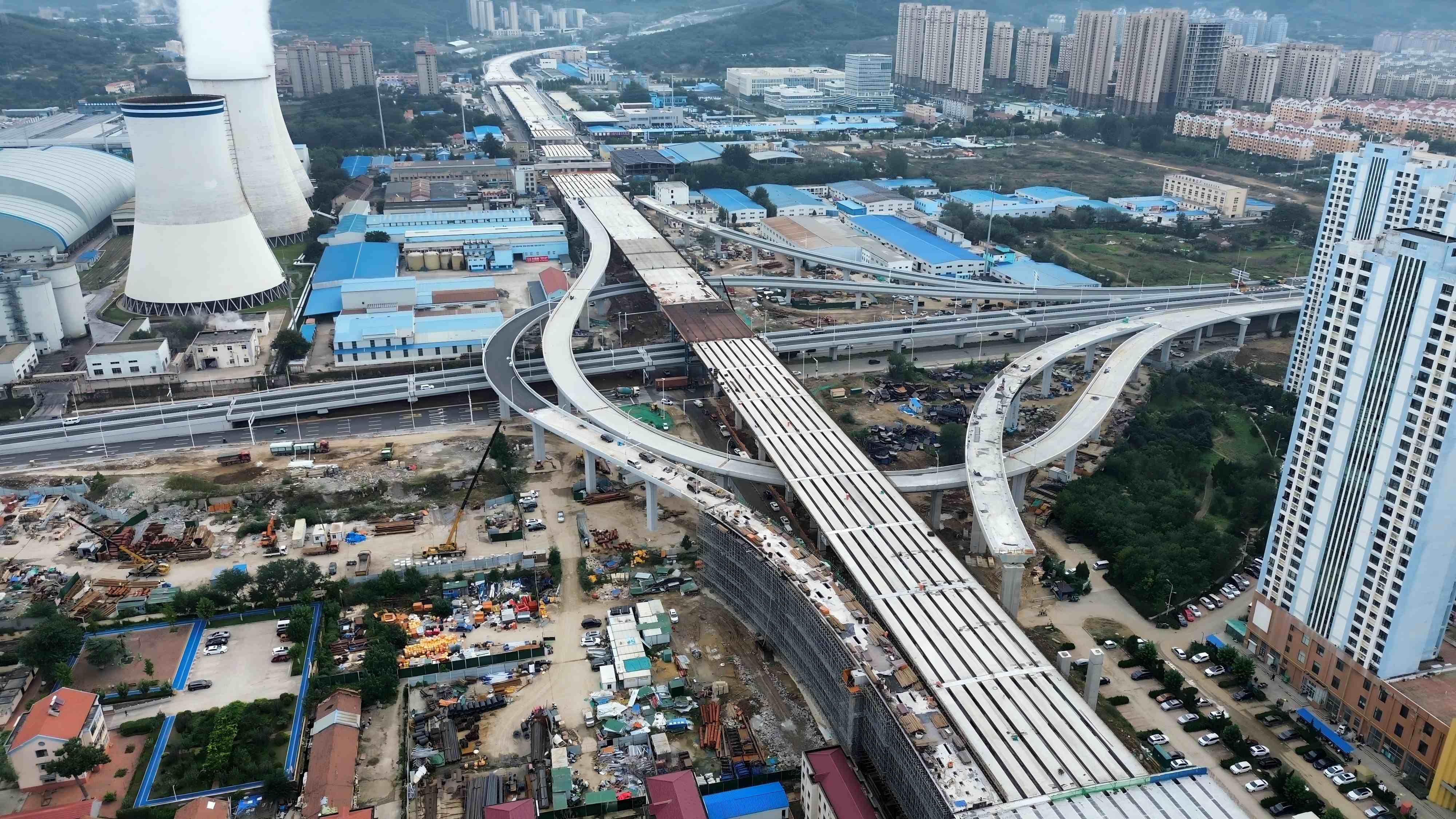 烟台市城市快速路红旗路高架桥建设工程